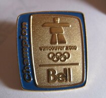 2010 Vancouver Winter Olympics badge sponsor badge