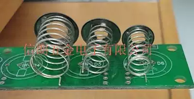 Touch spring touch switch spring put LED transparent hole 5mm 8mm 12mm