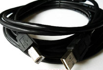 Full copper core 3m USB printing cable black