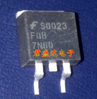 Original FQB7N60 7N60 LED LCD power supply commonly used MOS tube patch TO-263