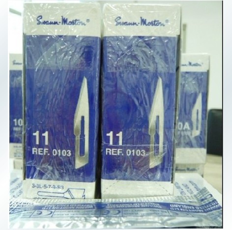 UK imports SWANN MORTON Blade 11 Carbon steel blade Edging Industrial Knife 3 Shank Blade-Taobao