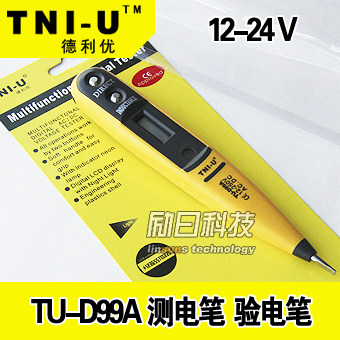 TU-D99A electrical inspection pen testing electrical pen 12-24v advanced digital display induction multi-function