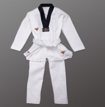 ATAK Taekwondo suit Striped taekwondo suit Taekwondo protective gear Taekwondo shoes Childrens small size Adult large size