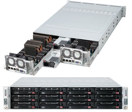 Ultra-micro 2U dual neutron star Twin server quasi-system 6027TR-D71RF LGA2011 X9DRT-HF X9DRT-HF 