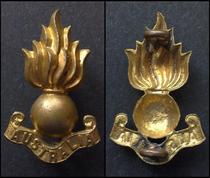 World War II Australian Flame hat emblem (spot)