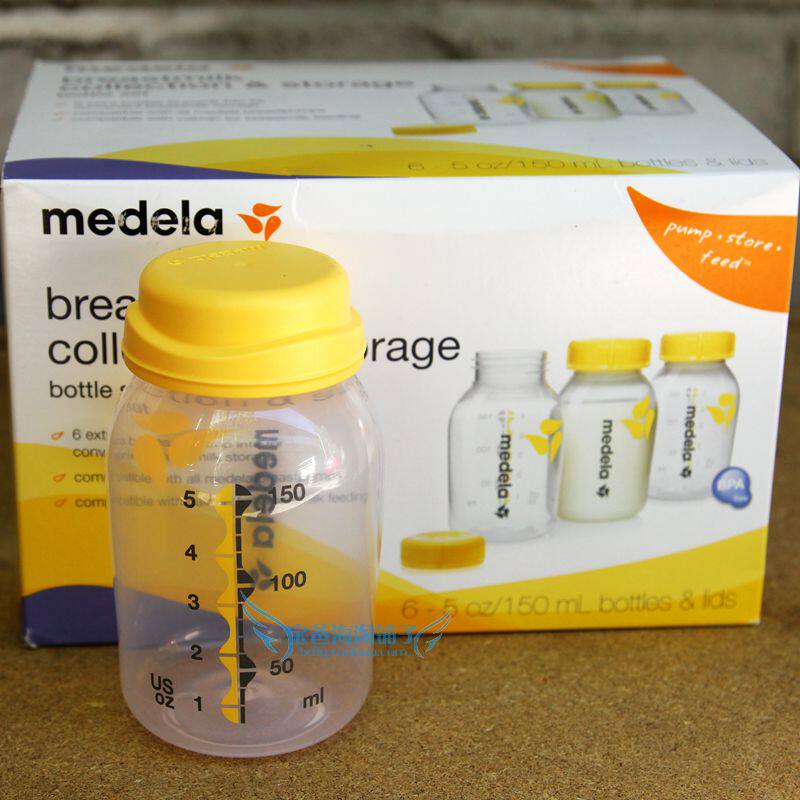 US Buy MedelaMedela Breast Milk Storage Bottle bottle 150ml without BPA with print
