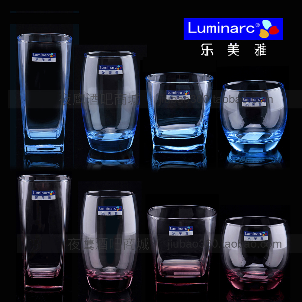 Lemeya glass cup heat resistant cup whisky cup creative color cup juice cup beer cup square cup