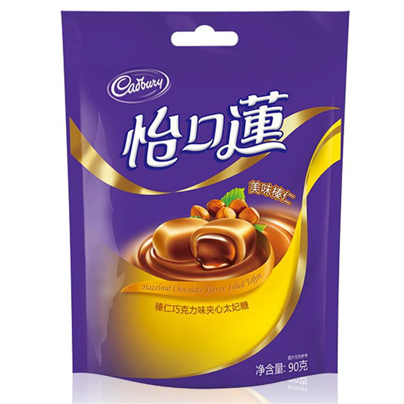 【天猫超市】亿滋 怡口莲榛仁巧克力太妃糖90g休闲零食 糖果