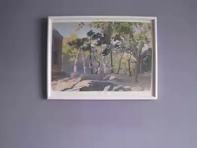 Landscape sketching works of the 1970s(37*26)Good taste of old works
