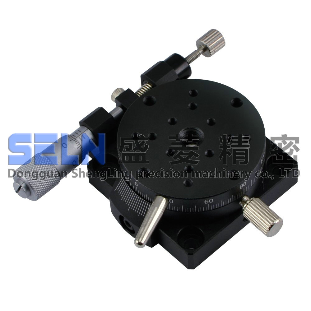 Direct sales R-axis RSP40-L sliding bearing High precision micrometer manual frame slide table rotary platform RPG38