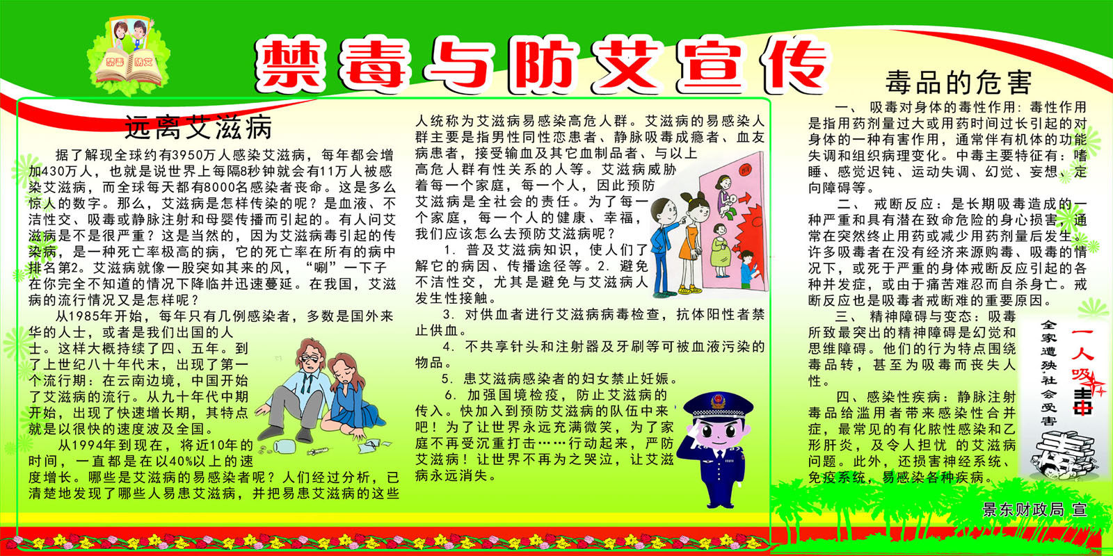 628海报印制海报展板素材642禁毒防艾滋病宣传