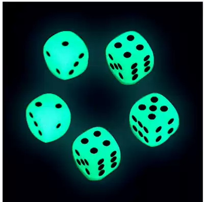 New luminous dice organic dice KTV Dice Bar sieve KTV sieve bar luminous color flash