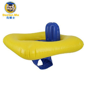 Dr. Ma baby swimming ring seat floating ring seat floating ring seat ring seat ring double air bag 0-3 year old male and female stable