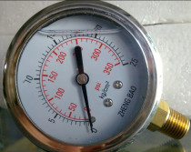 YN60 25Kg 350Psi shock pressure gauge Shanghai Zhengbao pressure gauge factory