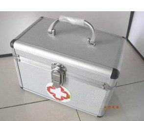Aluminum alloy medicine box family extra large multi-layer first aid outpatient box student nurse doctor