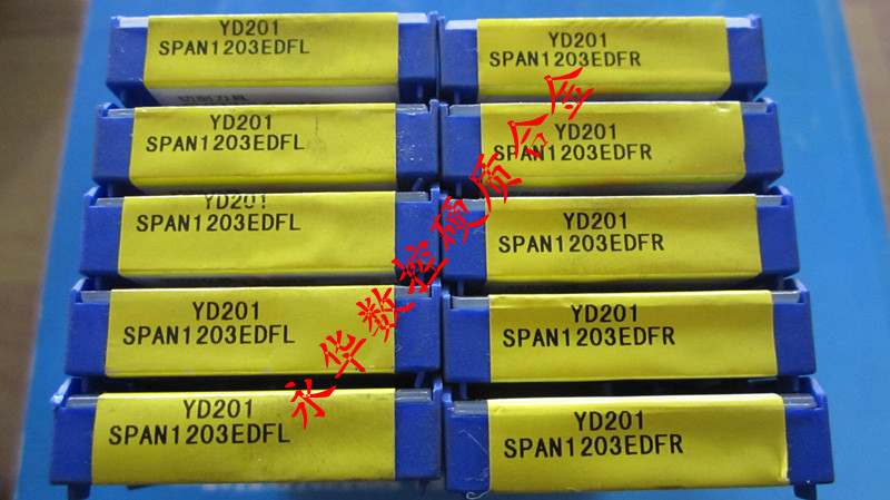 Authentic Zhuzhou Zhuzhou Diamond Numerical Control Blade Cutting Tool cast-iron piece blade YD201 SPKN1203EDFR L