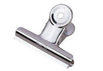 Del round ticket holder 9524 small stainless steel iron clip metal ticket holder 38mm wide