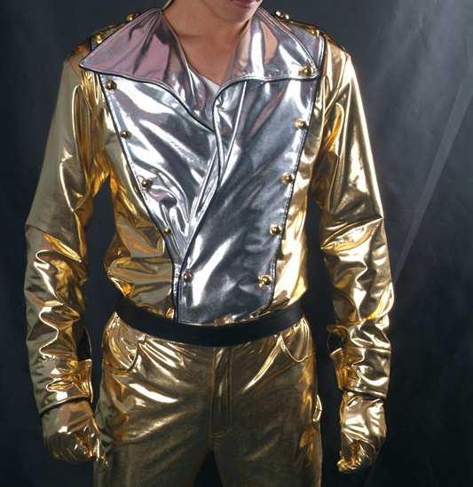 Mj Michael Jackson History Bad Concert Golden Invader Jacket Mj Michael Jackson History Bad Concert Golden Invader Jacket