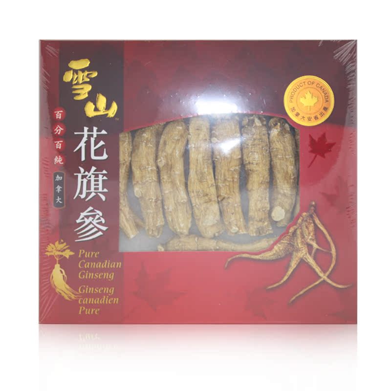 加拿大直邮 进口安省大山行雪山花旗参纯西洋参段 西洋参大枝
