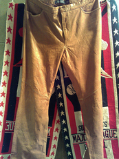 Кожаные брюки Пропионовая масляная старинные ретро