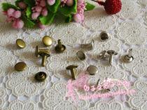 Silver bronze double-sided long foot rivet diameter 0 9MM length 0 8MM yuan 15