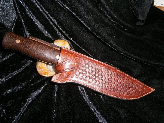 Set for a knife sheath Beef Sheath Knife Sheath Handmade Knife Sheath