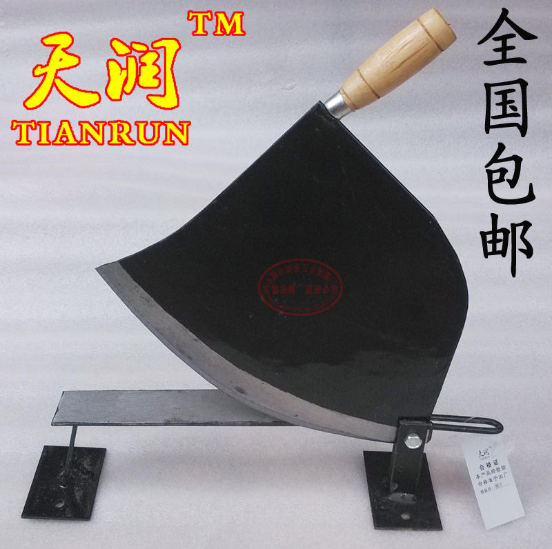 Large all-steel Chinese medicine knife hand-cut guillotine Chinese herbal medicine sliced ​​knife ginseng ganoderma lucidum deer antler maca fish glue