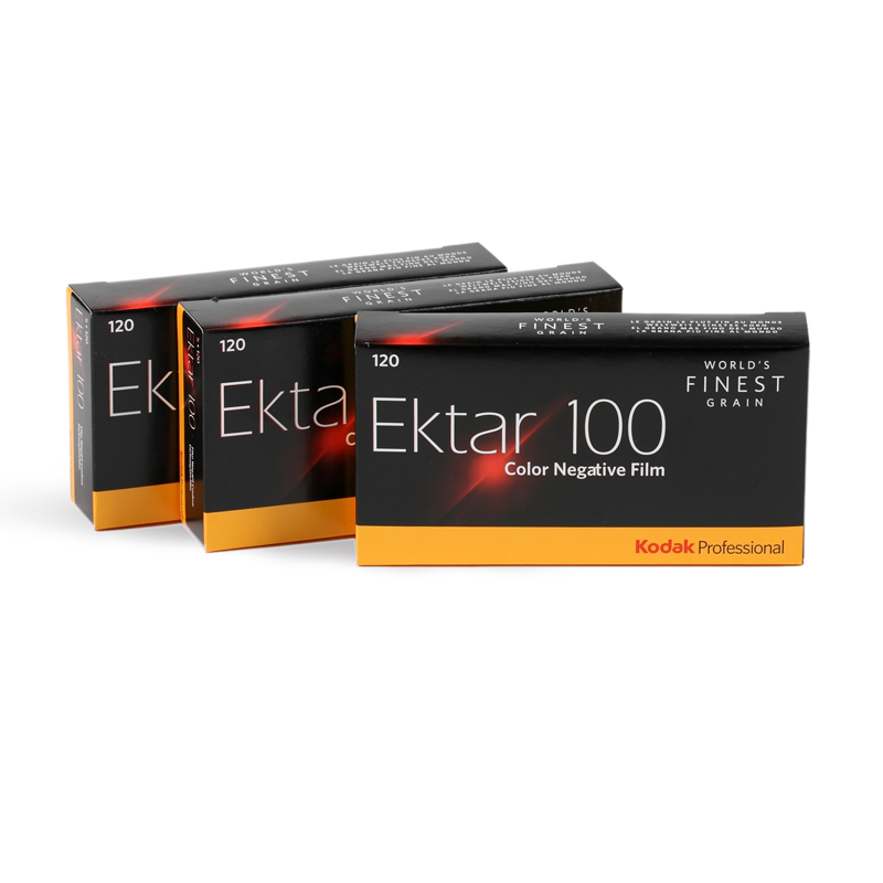 New Packaging Kodak Ektar 100 120 Film Colorful Negative Film 2027.11