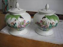Guo - jin Cover - up cans of Jiangxi Wang Yuxuan famous family with a couple of maternal and daughter sugar tanks