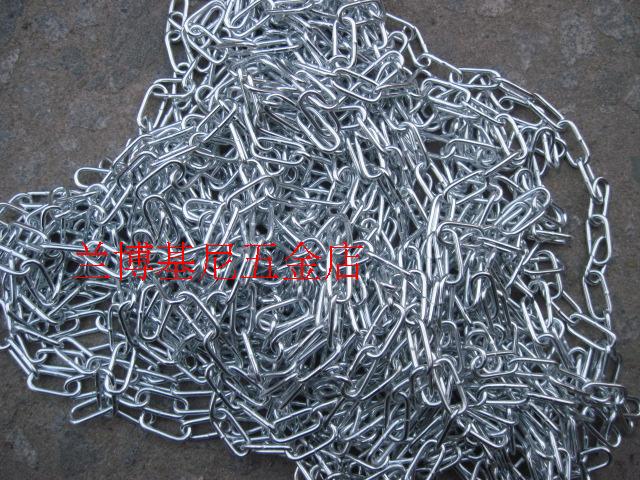 Galvanized chain 2MM2 Yuan-meter reinforced type welding chain for dog-chain strip iron chains Advertising chain