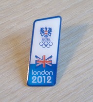 London 2012 Olympic Games badge Austrian Olympic Committee badge Austrian NOC badge