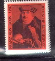 West Germany-Post and post technology expert Taxios dies 450 years 1 full