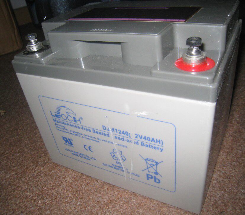 Original LEOCH DJM1240 12V40AH DC screen distribution cabinet UPS power battery