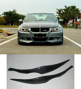 Carbon fiber BMWBMW3 series E90E92 lamp eyebrow