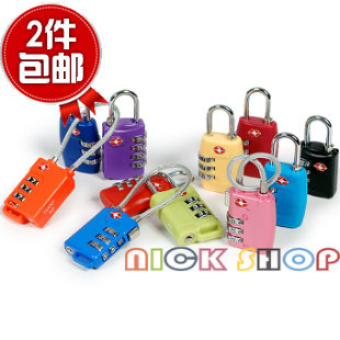 USA TSA customs lock password small padlock luggage lock anti theft TSA password lock out of the customs