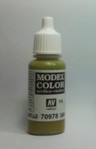 Vallejo AV lacquer hand paint series Model Color 978 dark yellow (spot)