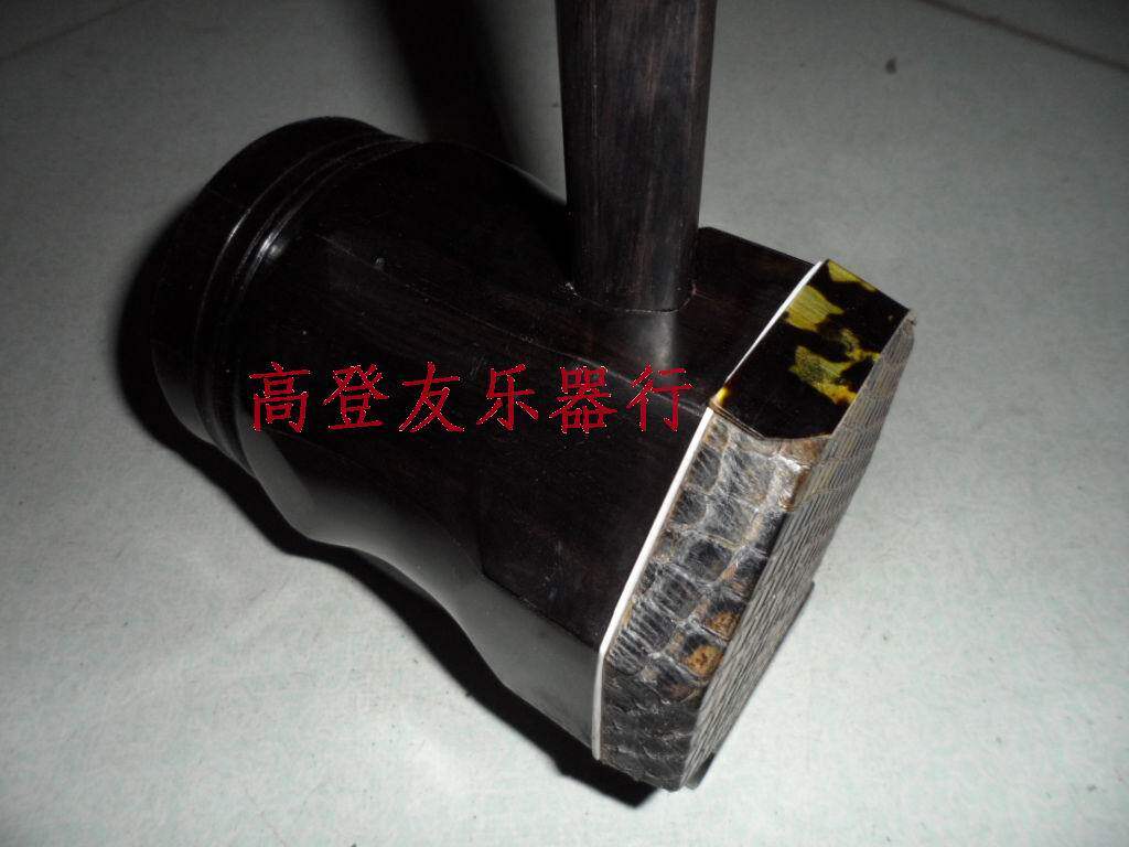 Refined ebony octagonal erhu, first-class wood, free piano box and accessories