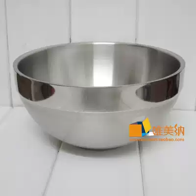 Oversized double stainless steel sha lv wan salad bowl salad bowl Bowl fruit fruit bowl multi-purpose bowl salad bowl