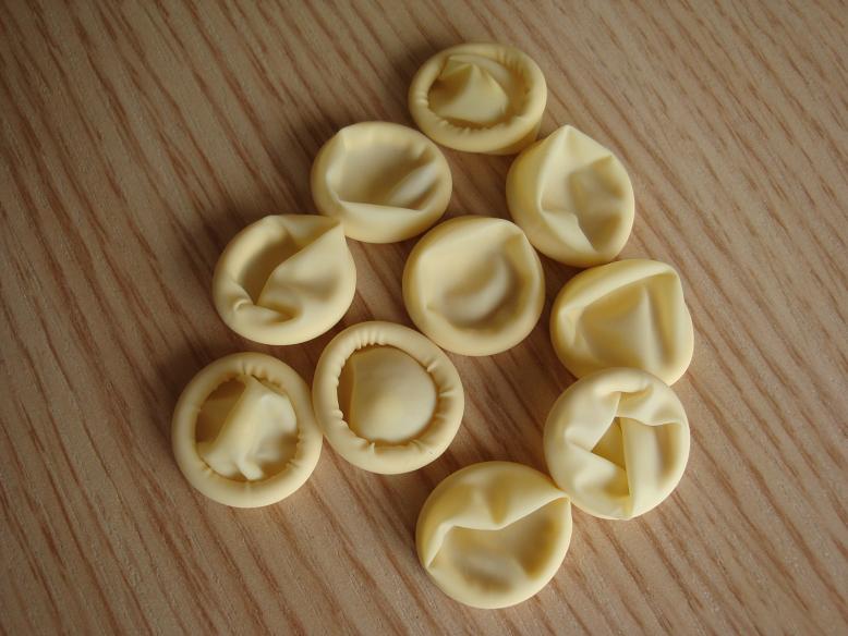 Rice Yellow Hand Fingertip Disposable Latex Hand Fingerstall Antistatic Fingertip Dust-free Purifying Hand Fingertip