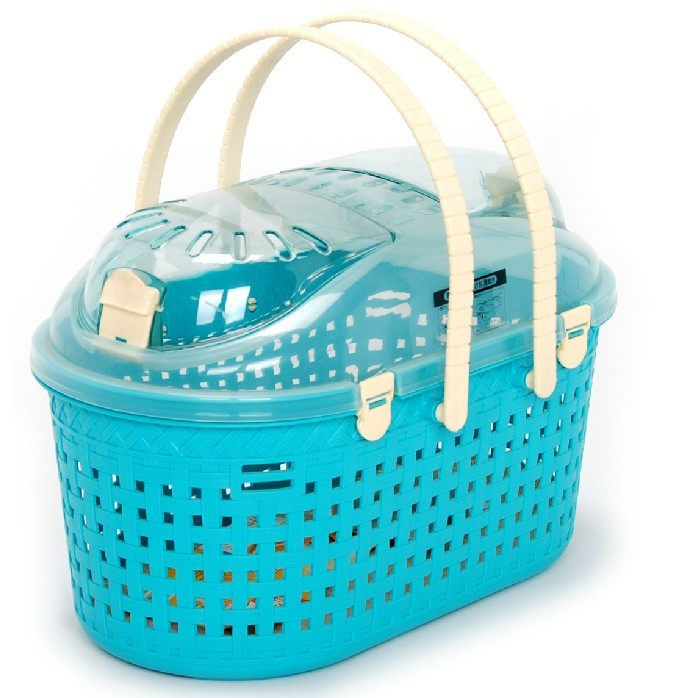 Japan IRISIRIS mesh portable pet cage MPC-450 blue