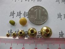 Pure brass spacer loose beads copper beads beaded rice beads never fade DIY accessories hand and foot chain material