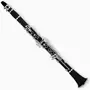 Ống đen cao cấp hiệu suất cao cấp Clarinet B-phẳng cao cấp Thử nghiệm chính hãng hai giai đoạn phân loại nhạc cụ spree - Nhạc cụ phương Tây đàn bass