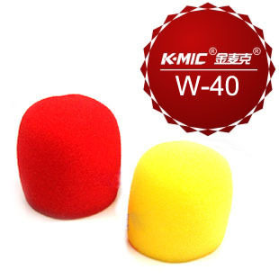 K-MIC Gold Mike W-40 Quality sponge cover Windproof Cotton Microphone Mike and KTV