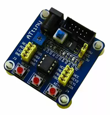 Attiny13 learning board AVR development board experiment test board in-line version send instance program