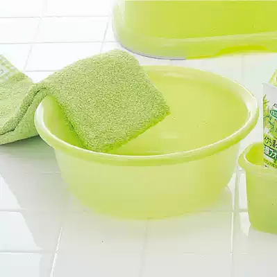 Japan imported washbasin, washbasin, washbasin, plastic baby washbasin, leaf series