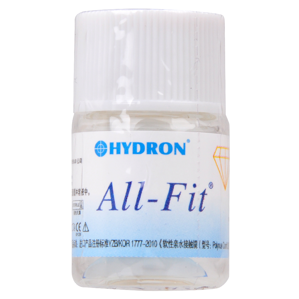 海昌年抛隐形近视眼眼镜all-fit高清晰1片装高度数透氧舒适包邮rk