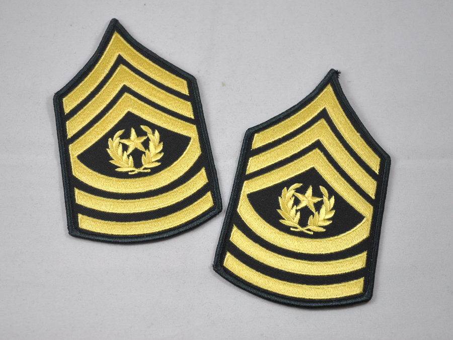 U.S. Army USARMY uniform rank badge armband first sergeant major E-9 CSM