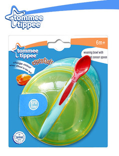 British Tommy World training bowl and warm spoon set Learning bowl Practice bowl Baby bowl 430528