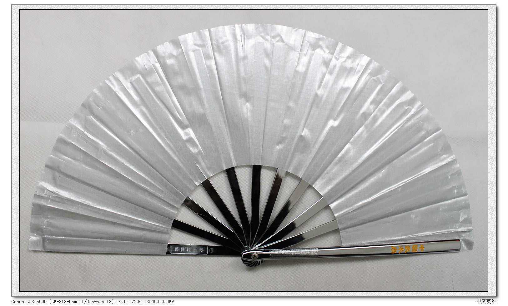 Manufacturer Direct Sale Stainless Steel Tai Chi Fan Kung Fu Fan Martial Arts Fan Iron Fan