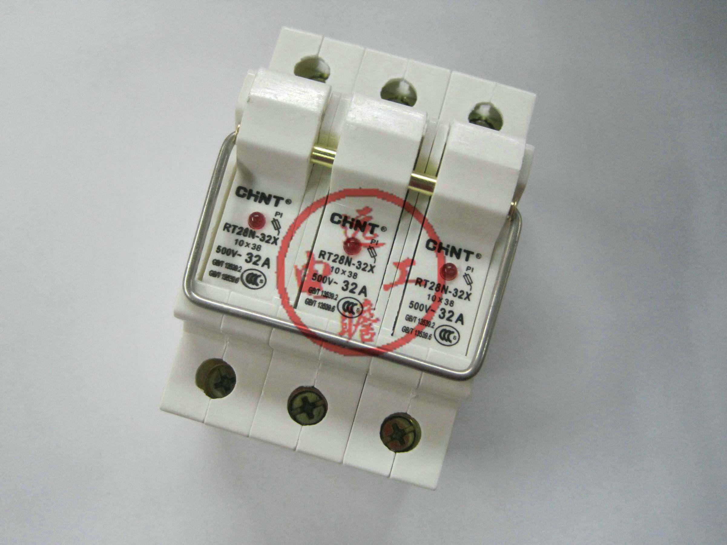 Original FITTING POSITIVE RO15 fuse holder fuse base RT28-32X 3P (with lamp)